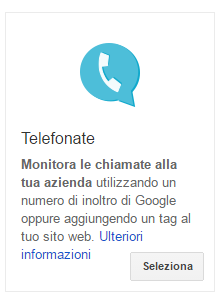 conversione telefono adwords