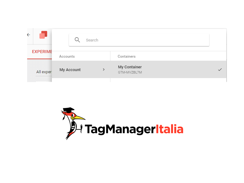 google optimize google tag manager account