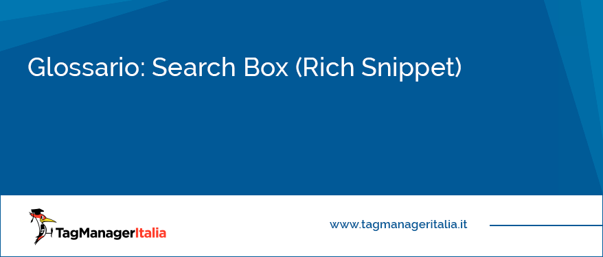 glossario search box rich snippet