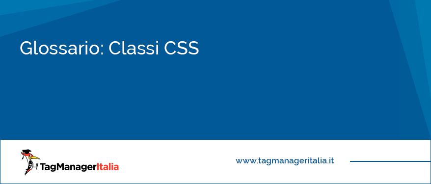 Glossario Classi CSS