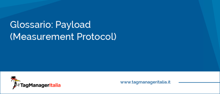 glossario payload measurement protocol