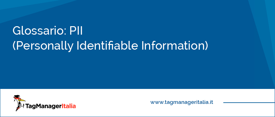 glossario pii personally identifiable information