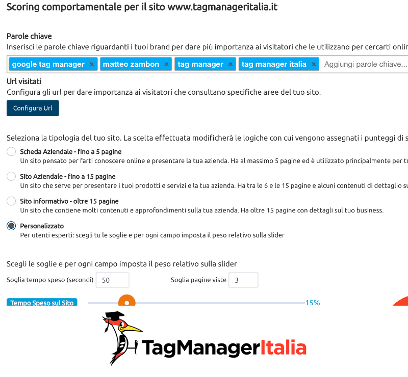 scoring comportamentale lead champion