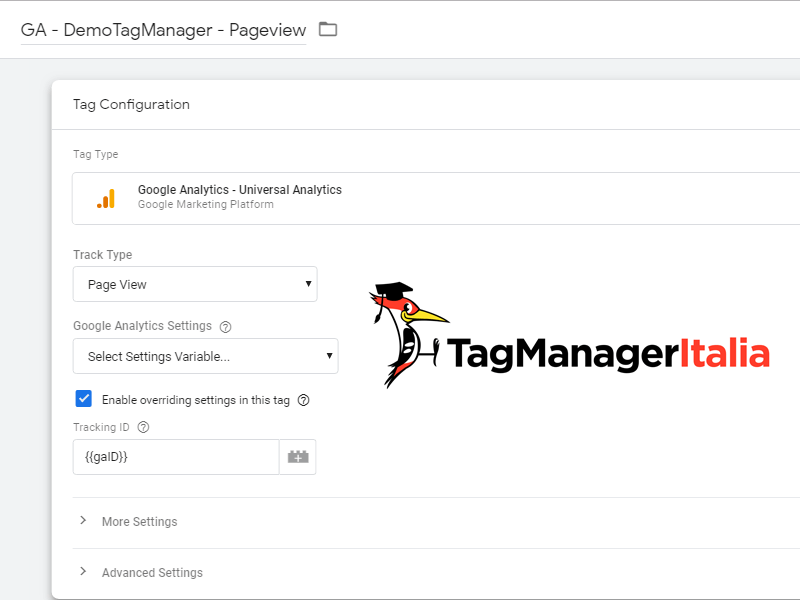 tag analytics override google tag manager