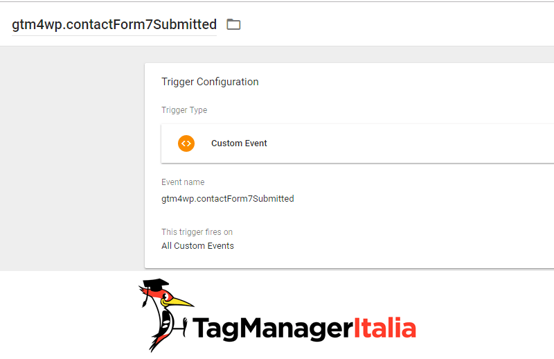 attivatore plugin contact form 7 google tag manager