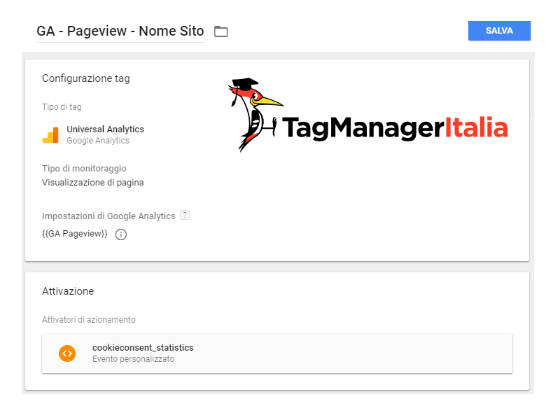 cookiebot con google tag manager step 3 gestione tag