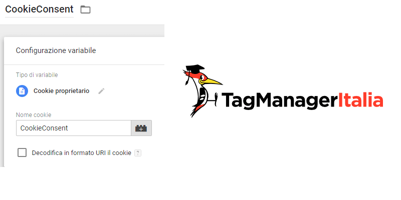 step 2 costante cookiesent google tag manager
