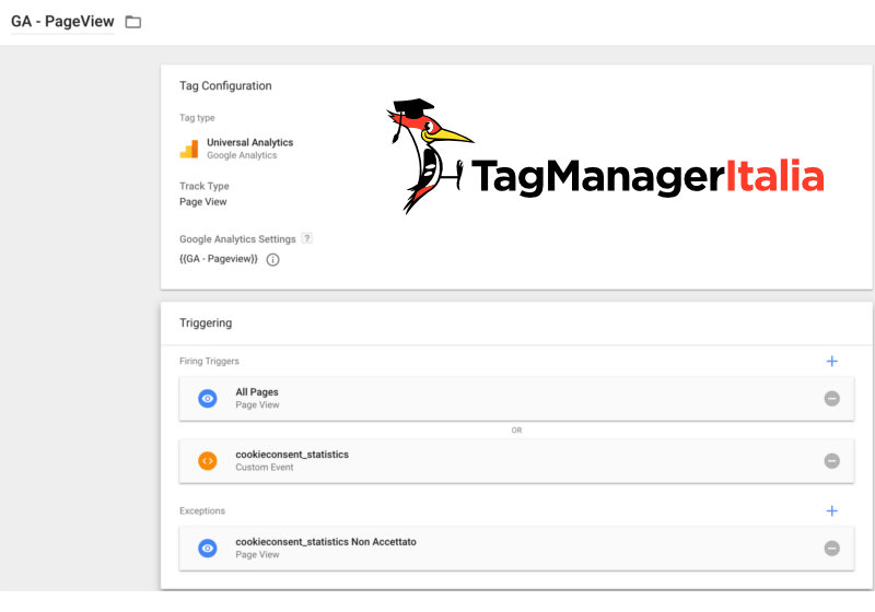 step 6 gestire google analytics con cookiebot google tag manager