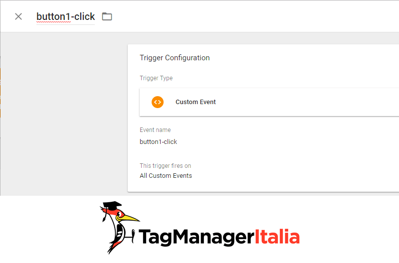 attivatore evento personalizzato google tag manager1
