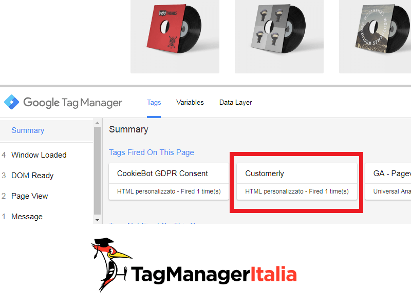 debug install customerly with google tag manager
