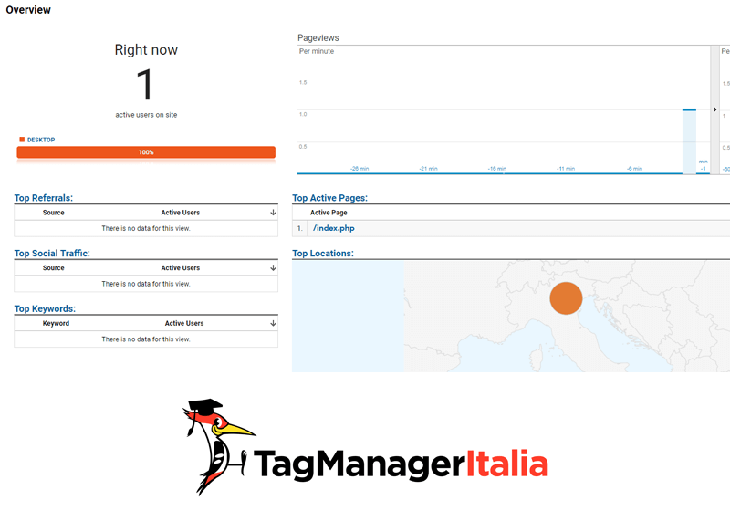 Glossario - Rapporto Tempo Reale Google Analytics - Panoramica