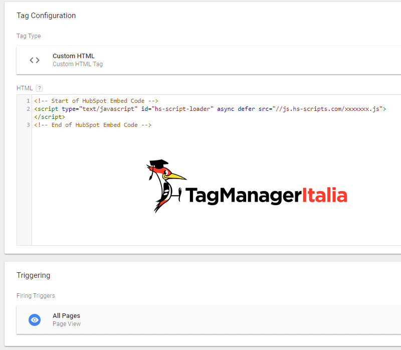 Come installare HubSpot con Google Tag Manager Tag Manager Italia