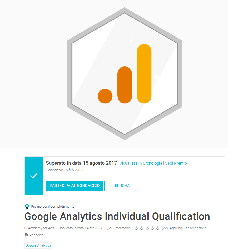 Google Analytics Individual Qualification