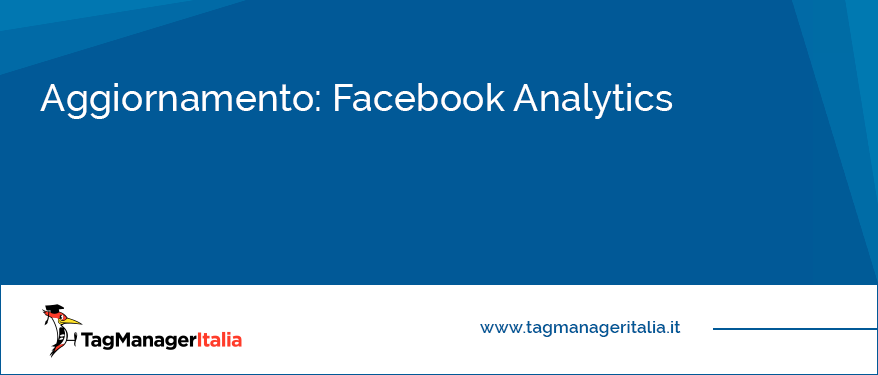 aggiornamento facebook analytics