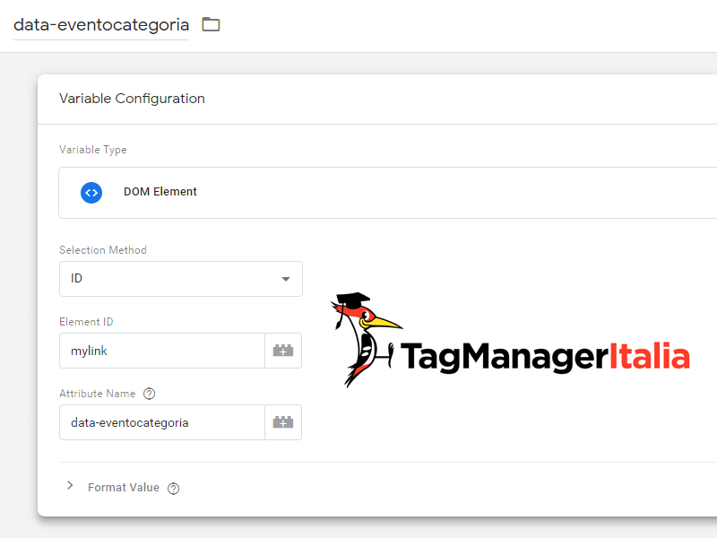 data eventocategoria google tag manager