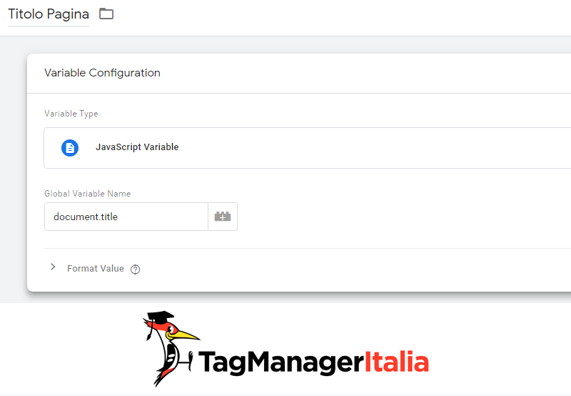 titolo pagina SEO e google tag manager