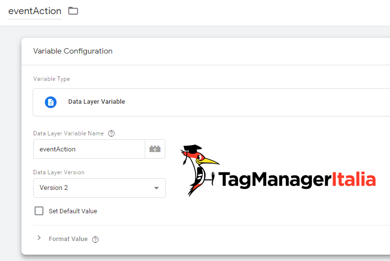 variabile livello dati video html5 tag manager