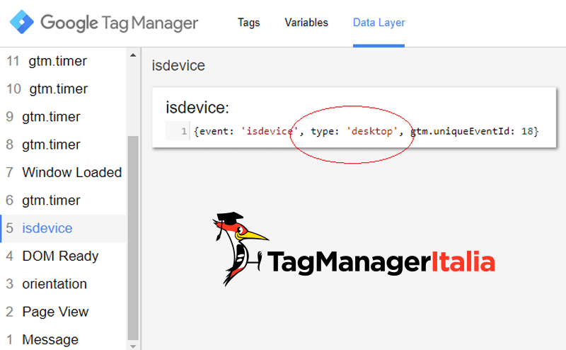 verifica2 tracciare desktop laptop analytics google tag manager