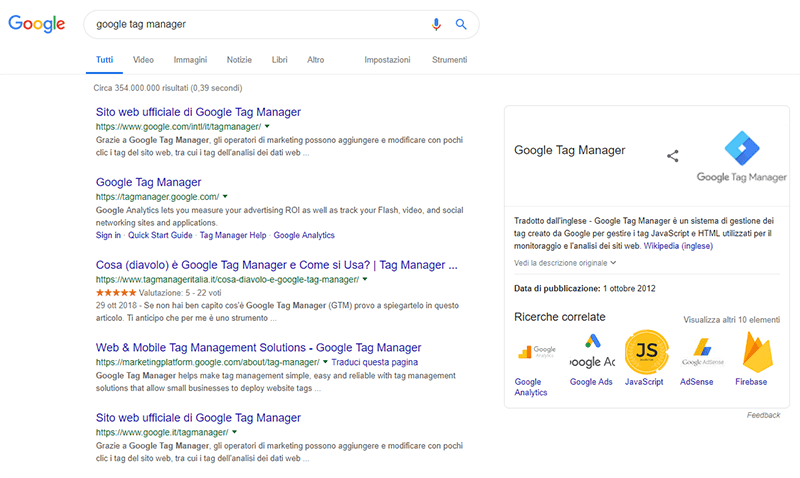 Serp - Google Tag Manager