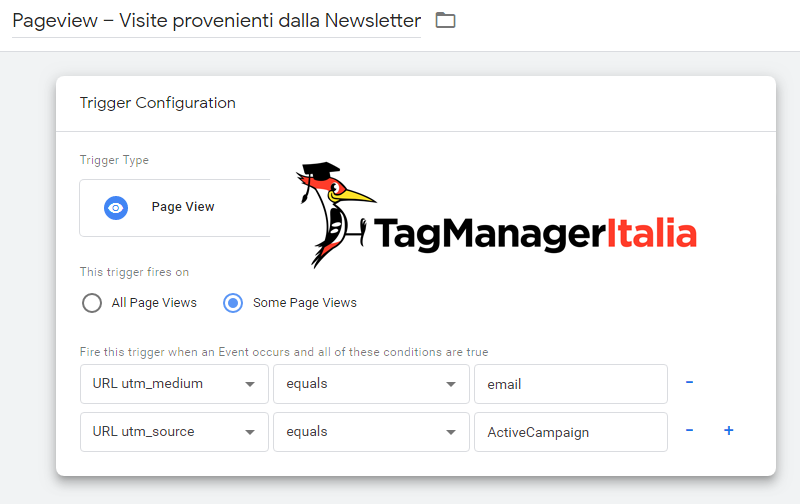 attivatore iscritti newsletter google tag manager