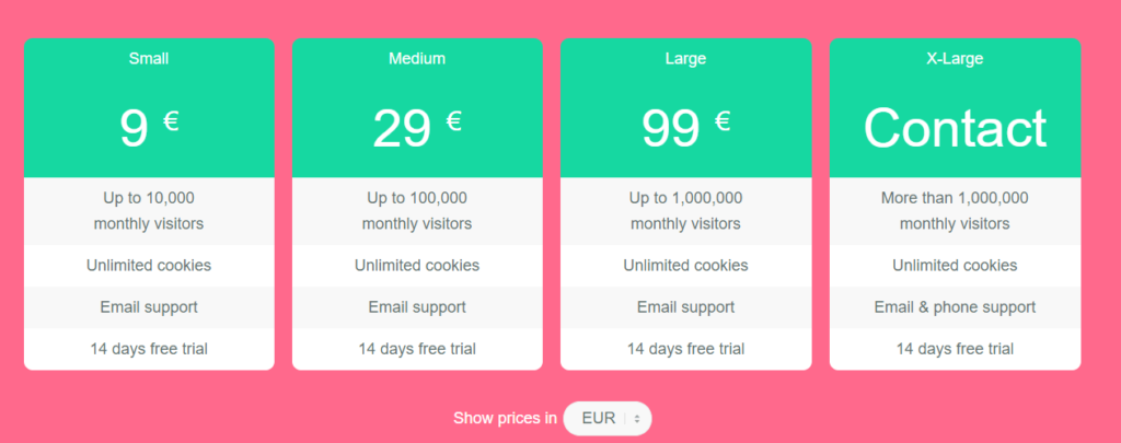 pricing cookie saver