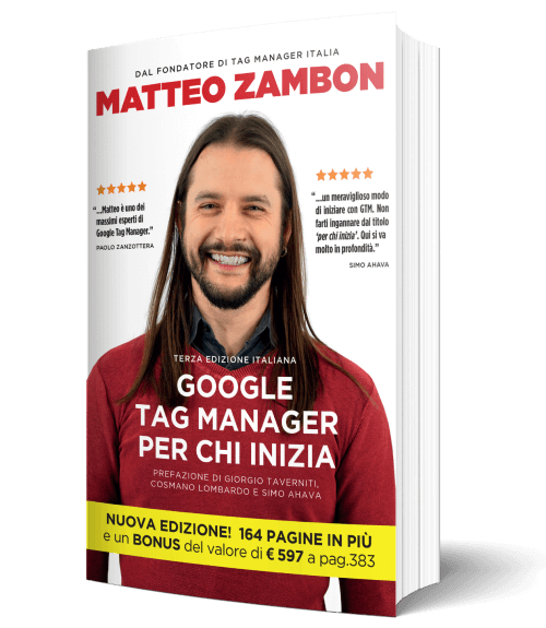 Copertina libro Google Tag Manager per chi inizia terza edizione