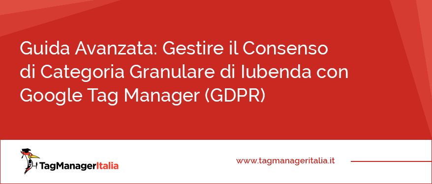 Guida Avanzata GDPR Gestire il Consenso di Categoria Granulare di Iubenda con Google Tag Manager