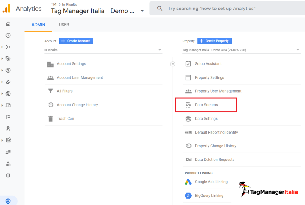 data streams in google analytics 4