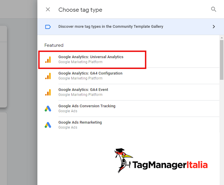 tag di GA per tracciare gli errori 404 in google tag manager