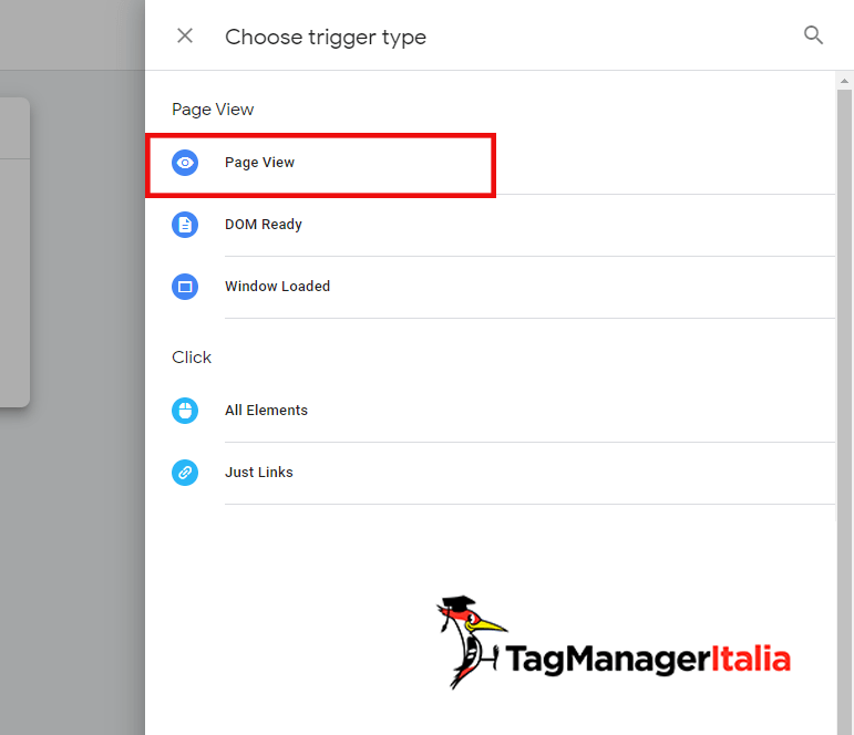 attivatore pageview per tracciare gli errori 404 con google tag manager
