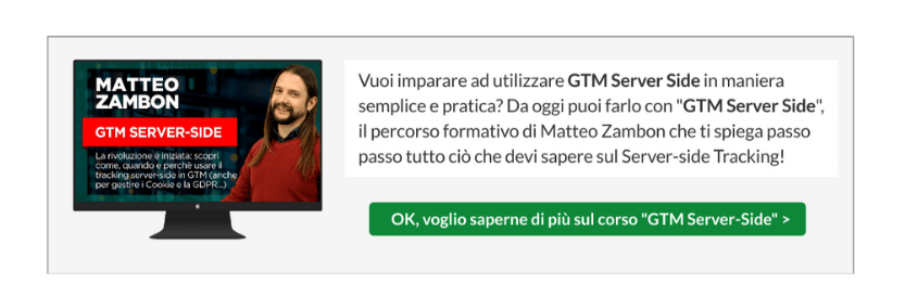 Scopri di più sul corso Google Tag Manager Server-Side