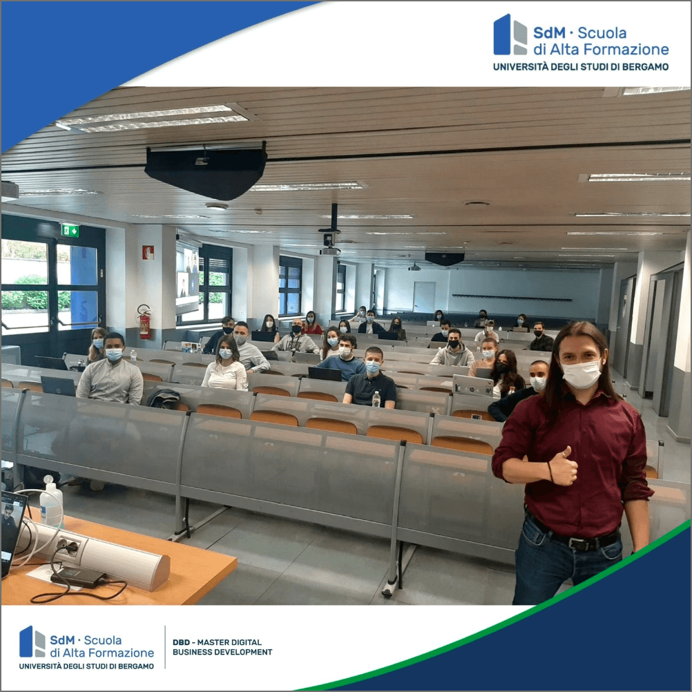 Matteo Zambon docente all'Università di Bergamo