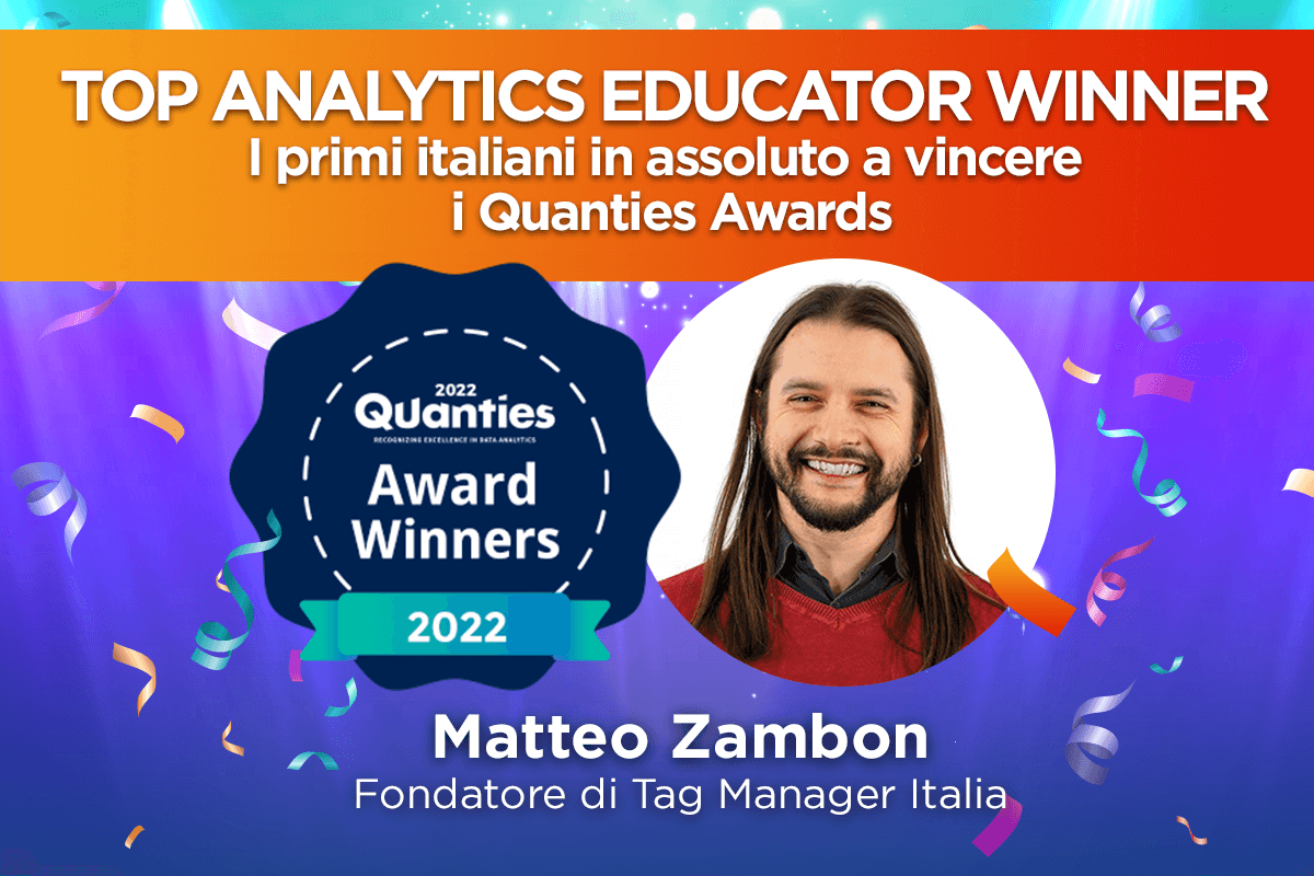 Top Analytics Educator Winner - Primi italiani a vincere ai Quanties Awards - desktop