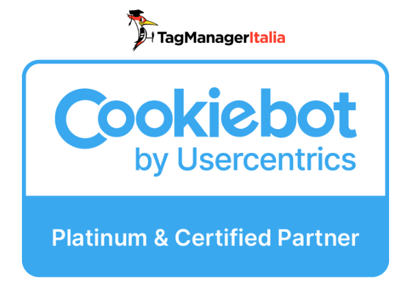 Platinum Certified Partner COOKIEBOT - Tag Manager Italia