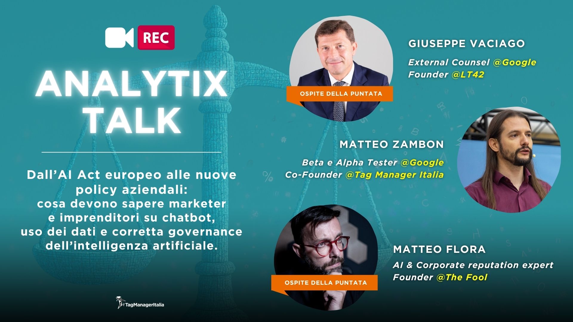Registrazione - Analytix Talk - AI Act, Chatobot e AI Governance per ecommerce