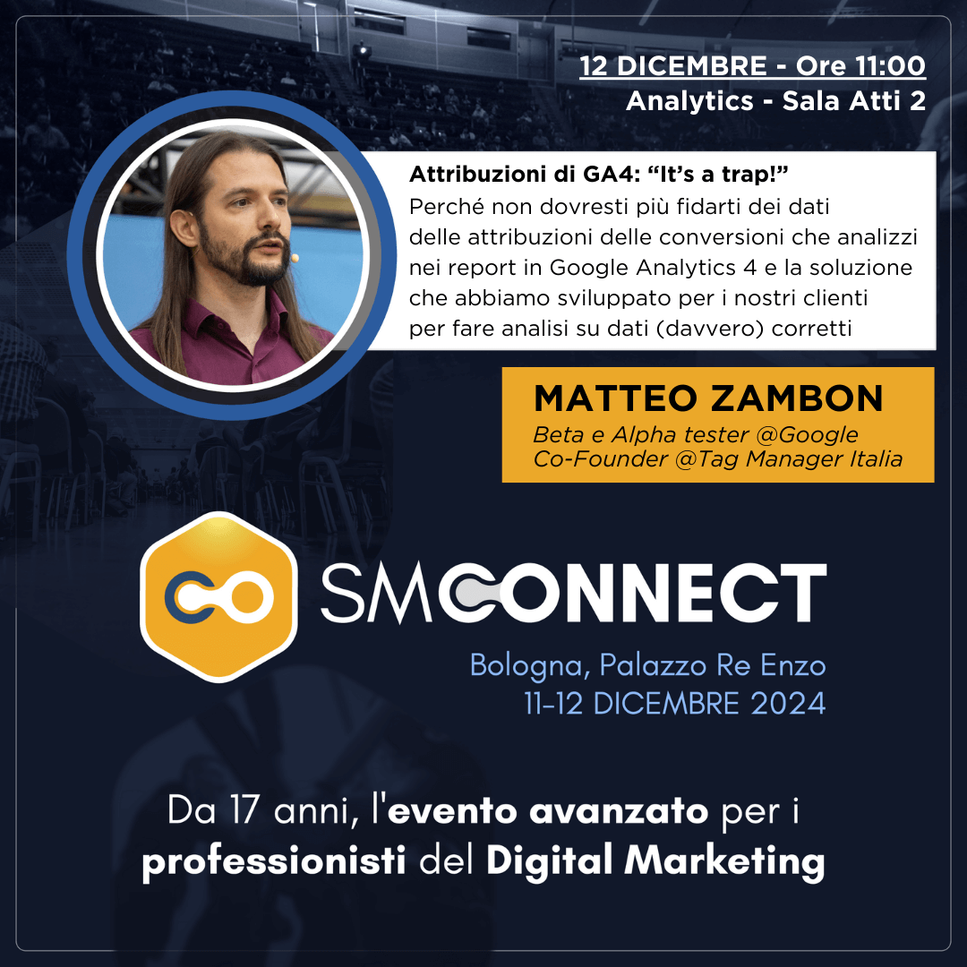 Search Marketing Connect 2025 | 11, 12 December | Bologna (Italy)