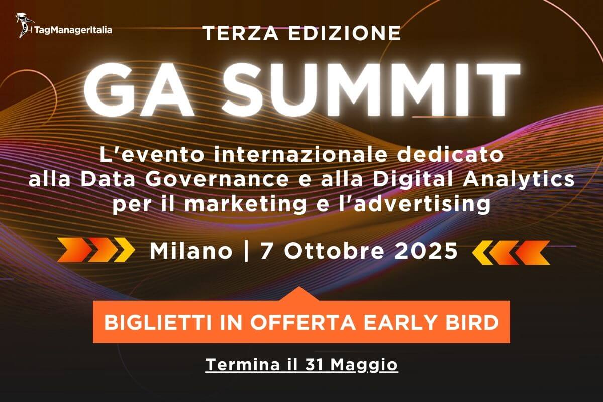 Gli ospiti e gli speaker internazionali della terza edizione del GA Summit 2025: prendi il tuo biglietto in offerta Early Bird (risparmia 200€)
