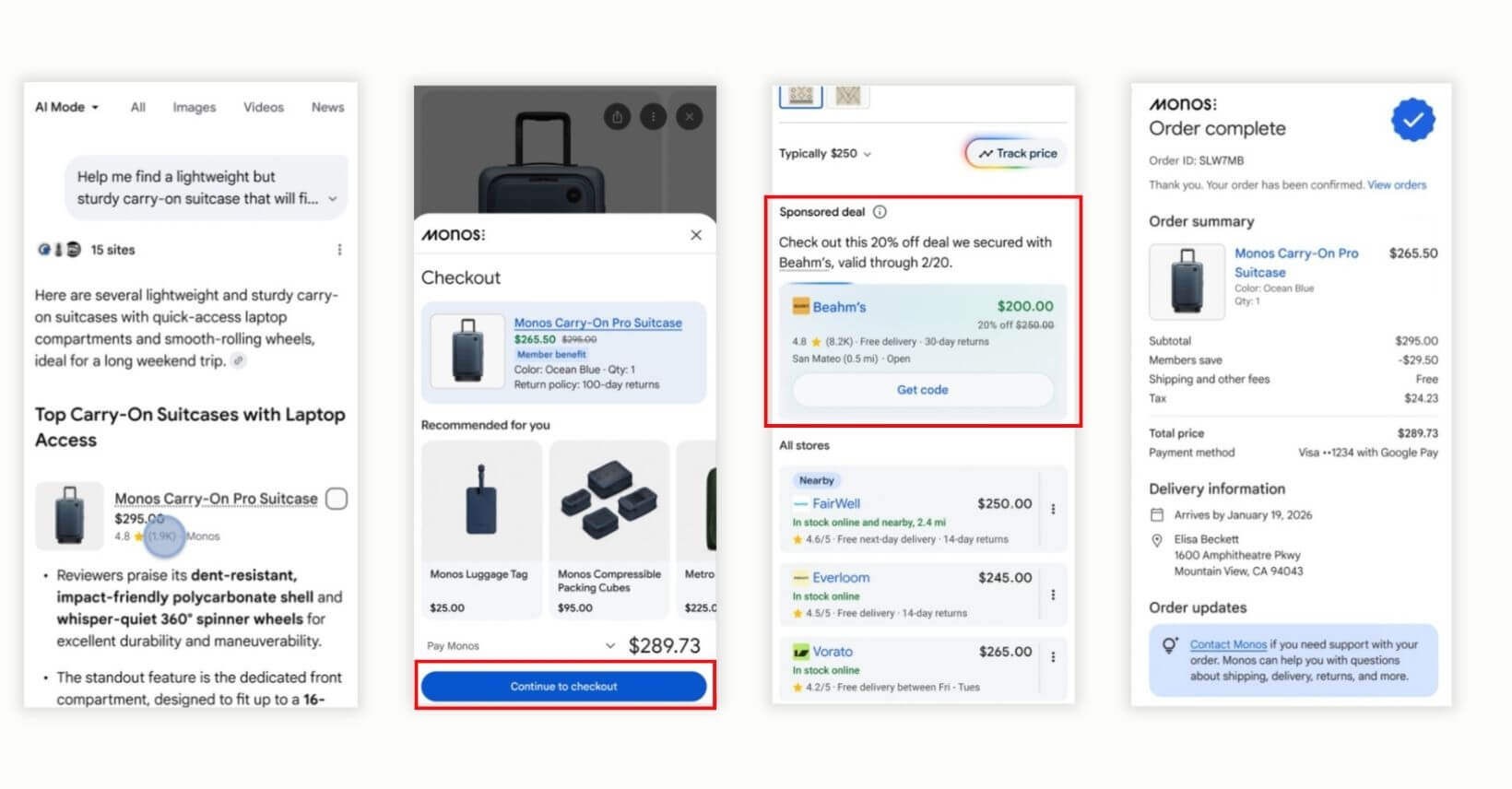 Google Universal Commerce Protocol - Business Agente AI - News - Impatti Digital Analytics - Shopping